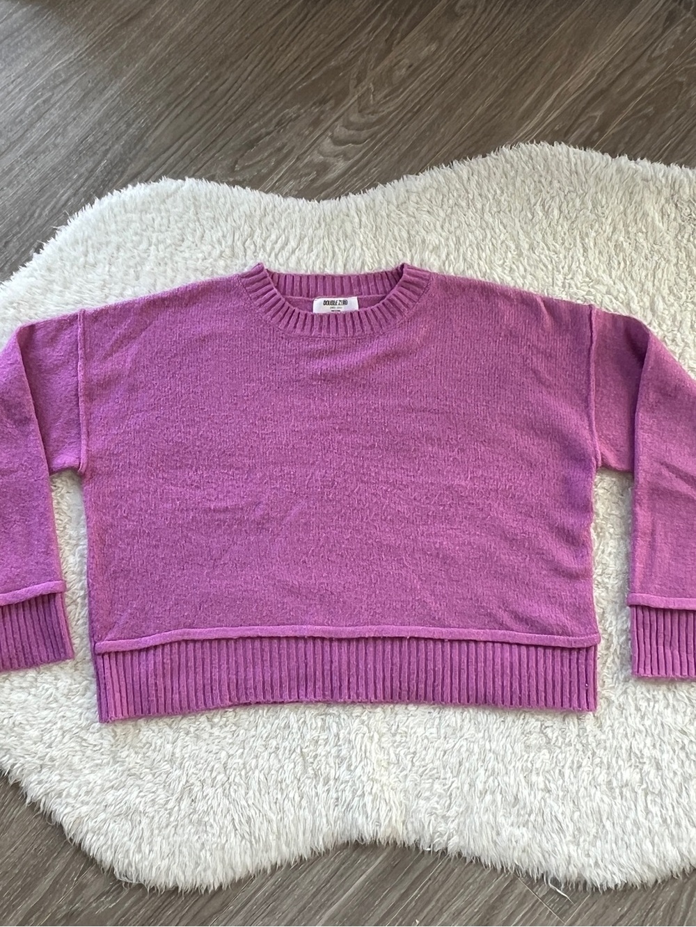 Double Zero Lavender Pink Crewneck Sweater